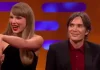 Fans are obsessed with Cillian Murphy's reaction to Taylor Swift's massive engagement ring