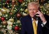 Trump sends Christmas wishes to ‘radical left scum’