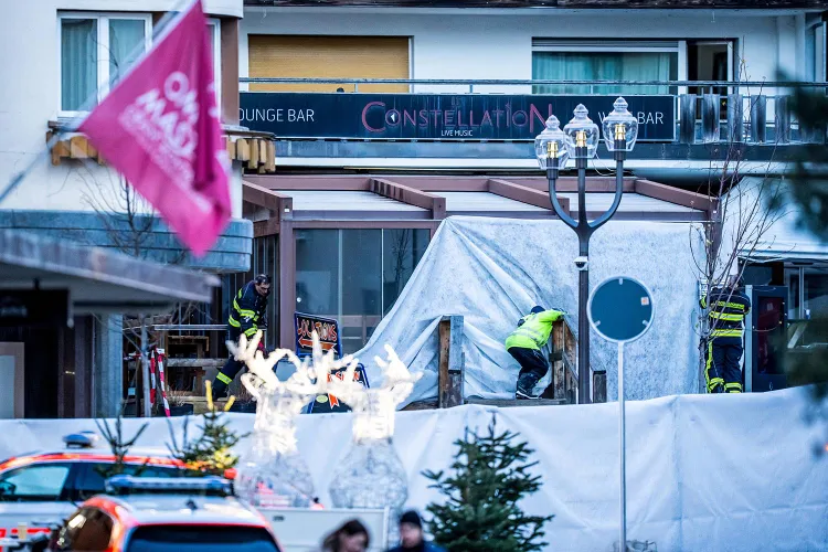 A fire in an Swiss ski resort bar has left about 40 people dead
