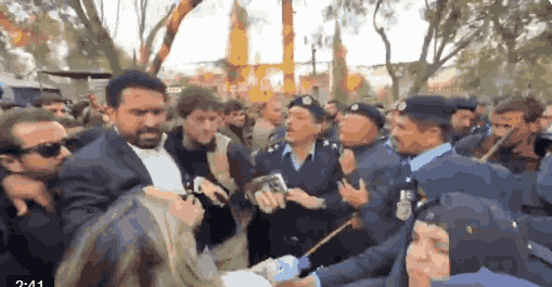 Sit-In Continues Outside Parliament Over Imran Khan’s Eye Health Concerns