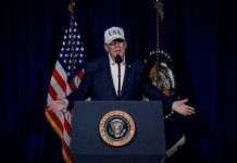 Trump Iranian frigate