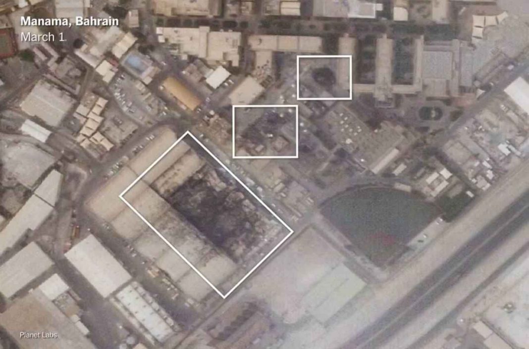 Iran's Guards say targeted US air base in Bahrain: state media