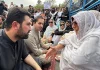 KP CM Sohail Afridi joins Imran Khan sisters’ sit-in outside Adiala Jail Sohail afridi aleema khan