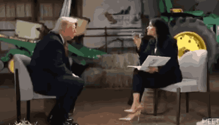 trump walks off