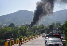 Pakistan says all aboard military helicopter killed in crash in Pakistani Kashmir Pakistan military helicopter