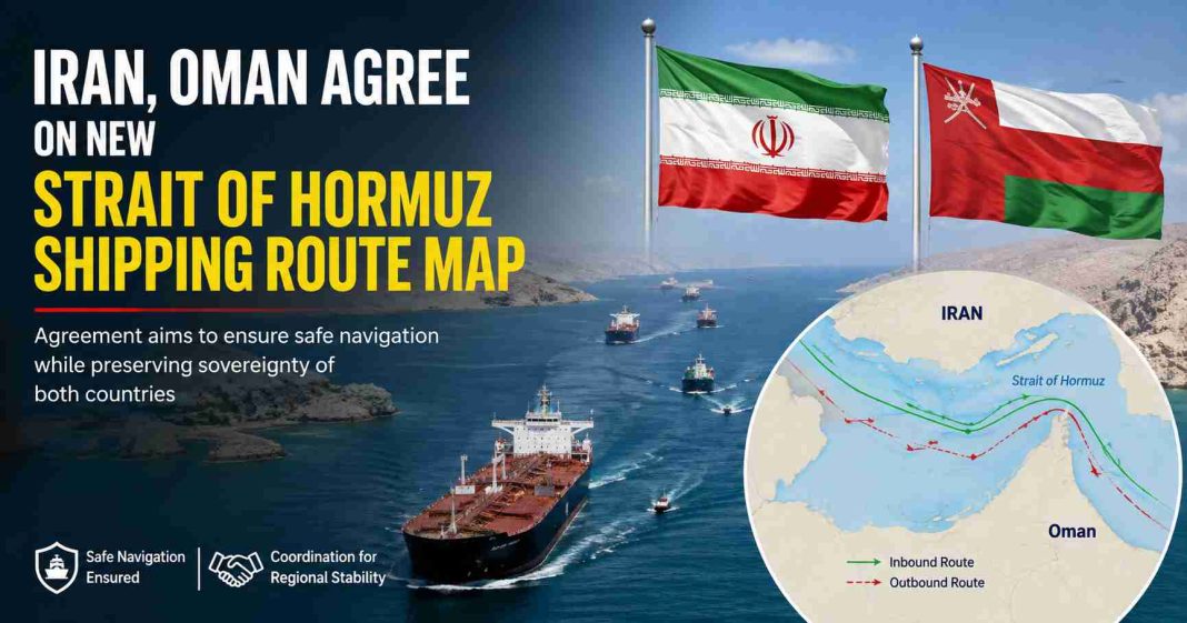 Strait of Hormuz shipping route