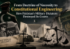From Doctrine of Necessity to Constitutional Engineering: How Pakistan’s Military Dictators Destroyed Its Courts