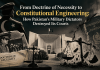 From Doctrine of Necessity to Constitutional Engineering