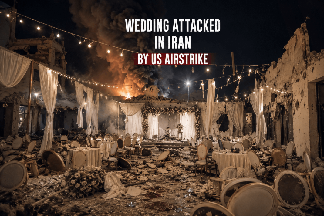 wedding in iran attacked