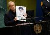 President tells Trump that Iran will never ‘bend at the knee’ IRAN'S PRESIDENT TAKES THE UN PODIUM