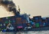 Container ship sinks after hitting mine in Strait of Hormuz (VIDEOS)