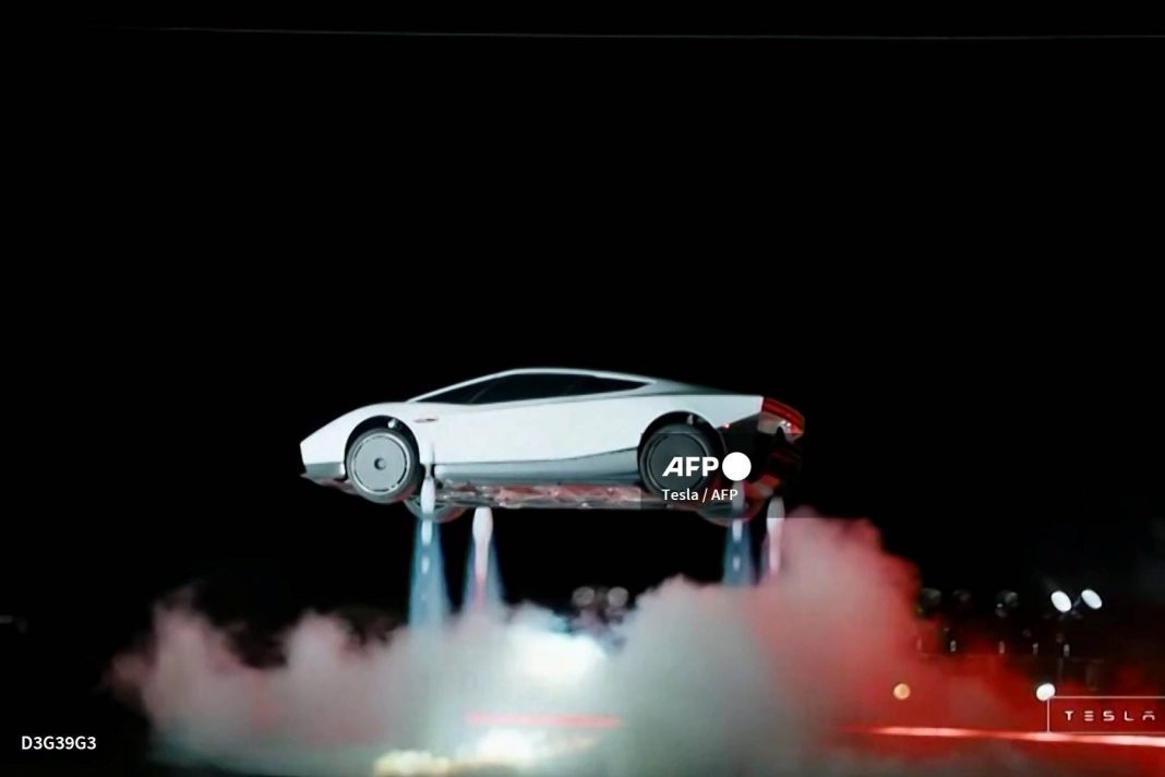 elon musk flying car